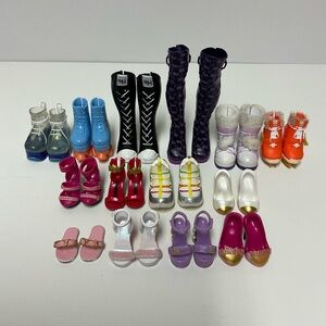 Rainbow High Doll Shoes Lot - 14 Pairs -Shoes, Boots & Skates